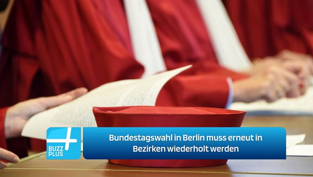 Bundestagswahl in Berlin muss erneut in Bezirken wiederholt werden