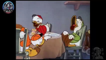 Donald's Nephews 1938 - Partie 5/6 - VOSTFR - Donald et ses neveux animé en 4K par RecrAI4KToons