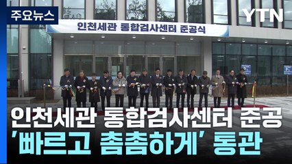 인천세관 통합검사센터 준공...'빠르고 촘촘하게' 통관 / YTN