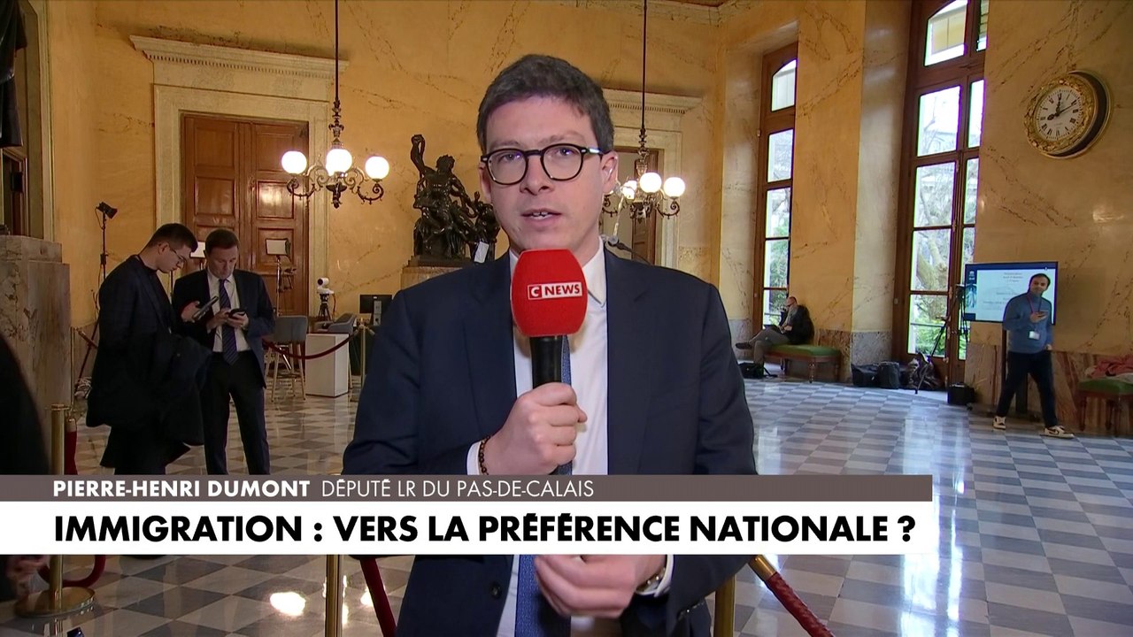 Pierre-Henri Dumont: «Un étranger qui vient d'a...
