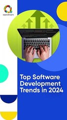 Top Software Development Trends in 2024 #InnovationInCoding #AIRevolution #appsdevpro