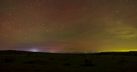 Aurora Borealis over Trippet Stone Circle, Bodmin Moor - video by Ned's Photography