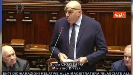 Crosetto: Ho profondo rispetto per la magistratura