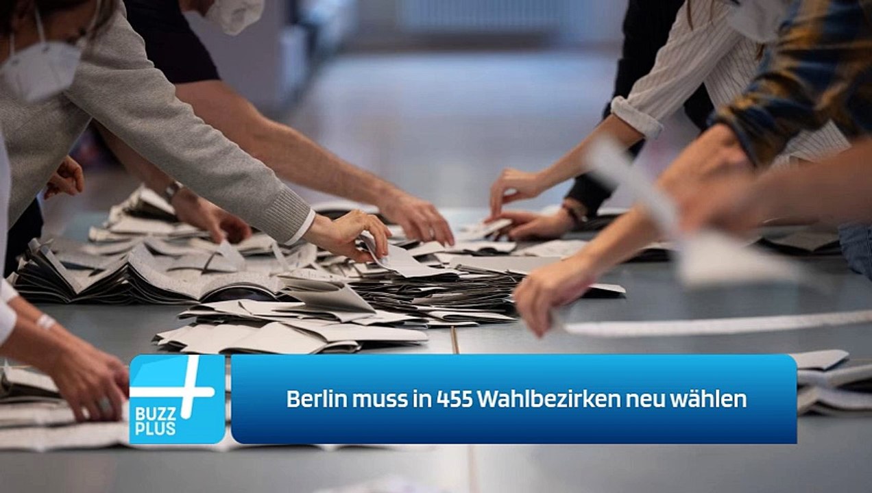 Berlin muss in 455 Wahlbezirken neu wählen