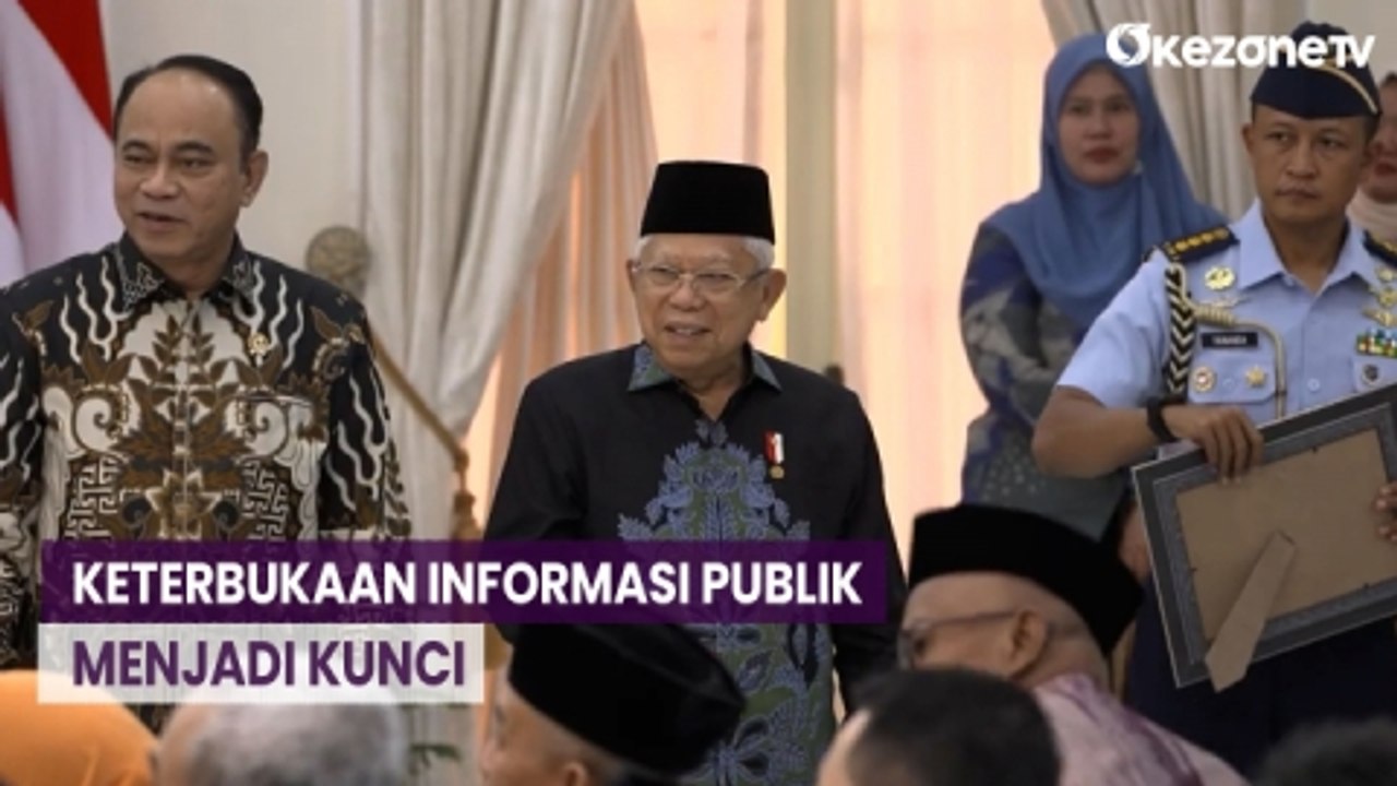 Wujudkan Pemilu Jurdil, Wapres Ma'ruf Tegaskan Keterbukaan Informasi Publik Menjadi Kunci