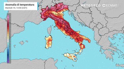 Anomalie termiche Italia