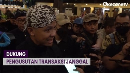 Ganjar Dukung Pengusutan Transaksi Janggal Terkait Pemilu oleh PPATK
