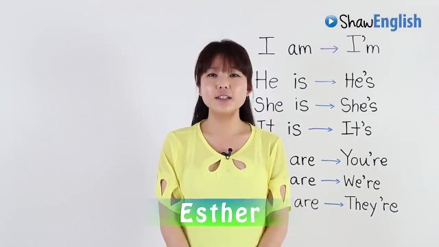 English Grammar Subjective Pronouns + 'Be' Verb