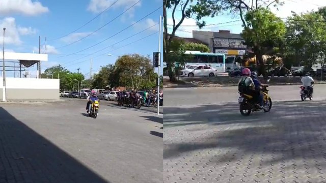 Condutores utilizam posto de gasolina para burlar semáforo no Mondubim