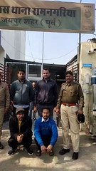 दिल्ली से जयपुर आकर फ्लैटों में करते थे चोरी