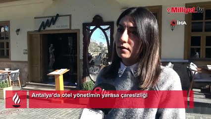 Antalya'da yarasa kabusu! Oteli bastılar