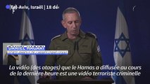 Israël : le porte-parole de l'armée condamne la diffusion par le Hamas d'une vidéo d'otages