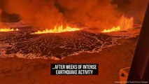 Apocalyptic Footage Shows Icelandic Volcano Eruption