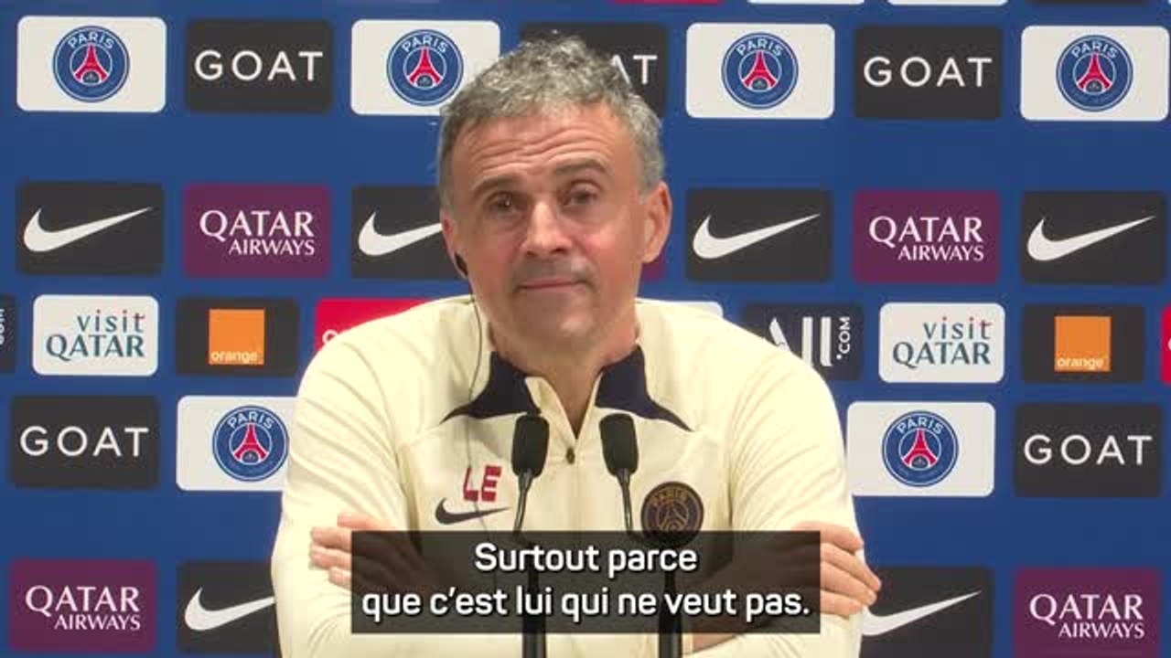 17e j. - Luis Enrique : "Avec Mbappé, nous avons une relation parfaite"