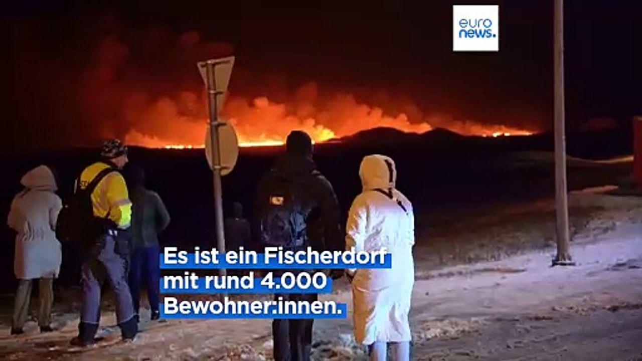 Vulkanausbruch in Island: Intensität nimmt leicht ab