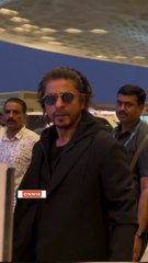 King Khan Spotted at Airport for Dunki Promotion