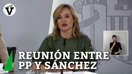 El Gobierno insta a Feijóo a que decida una fecha para reunirse con Sánchez antes de fin de año