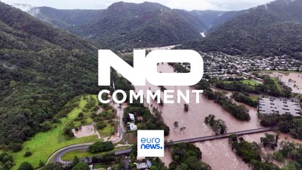 Wirbelsturm in Australien: Kajakfahrer retten Wallaby vor dem Ertrinken