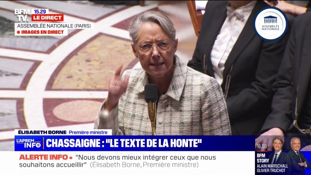 Élisabeth Borne: C'est la Nupes qui fait en permanence des appels du pied au Rassemblement National