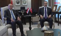 Bakan Fidan, Irak Başbakan Yardımcısı ve Dışişleri Bakanı Fuad Hüseyin'i ağırladı