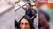 Belemedik Tabiat Parkı'nda tren kazası: Özçekim yapan kadının koluna tren çarptı.