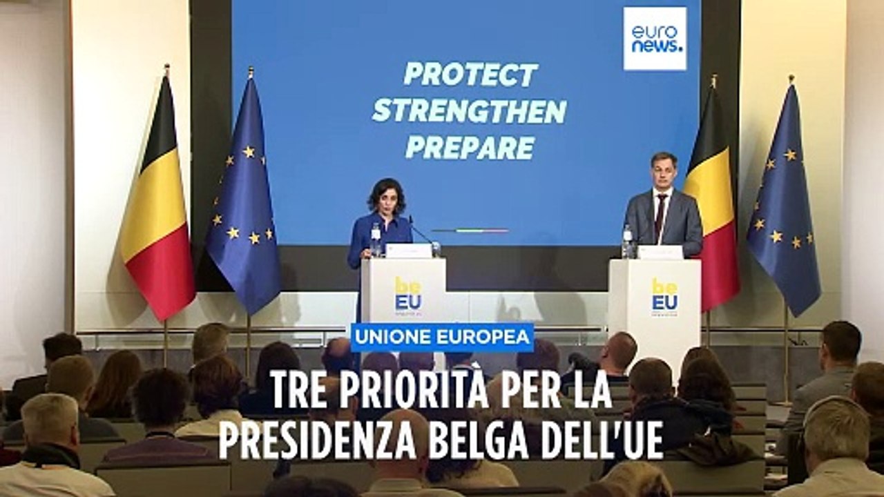 Le priorità del Belgio alla presidenza dell'Unione europea - Video ...