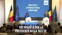 Le priorità del Belgio alla presidenza dell'Unione europea