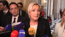 Loi immigration : « Nous allons voter ce texte », annonce Marine Le Pen