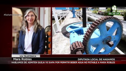 Mara Robles habla sobre la queja vs SIAPA por permitir beber agua no potable
