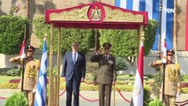 الفريق أول محمد زكى القائد العام للقوات المسلحة  يلتقى وزير الدفاع الوطنى بجمهورية اليونان