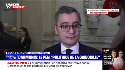 Loi immigration: "Nous avons mis fin à une hypocrisie", estime Gérald Darmanin