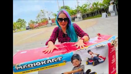 UNBOXING ÉPICO DEL KART Tamaño real de Mario Kart- ¿Vale la pena_  @DianaMonster(Speedversión)