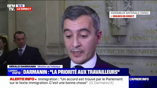 Aides sociales pour les étrangers: Ceux qui travaillent sont aidés, ceux qui ne travaillent pas sont moins aidés estime Gérald Darmanin