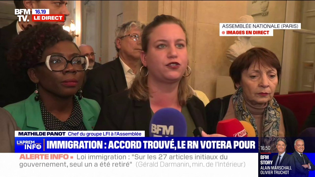 Mathilde Panot (LFI): "Lorsque l'on s'en prend aux droits des derniers arrivés, c'est le laboratoire du pire pour" tous