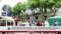 MONTENEGRO RESPONDIÓ A LAS ORGANIZACIONES SOCIALES