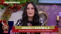 Aracely Arámbula FELICITA a su hijo con TIERNO mensaje, mientras Luis Miguel daba concierto