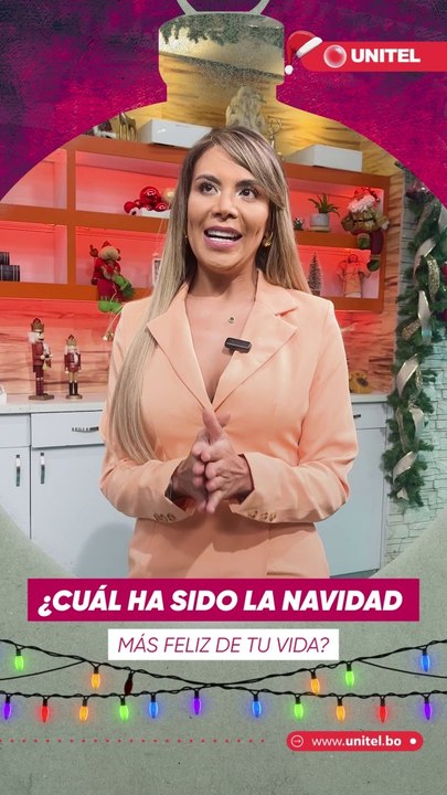 ¿Cuál ha sido la navidad más feliz de tu vida?, así nos respondieron nuestros presentadores de La Paz. ¡Feliz Navidad!