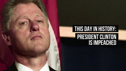 This Day in History: President Clinton Is Impeached