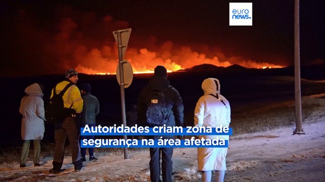 Vulcão entra em erupção na Islândia sem ameaçar tráfego aéreo europeu