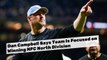 Dan Campbell Says Lions Focused on Winning NFC North