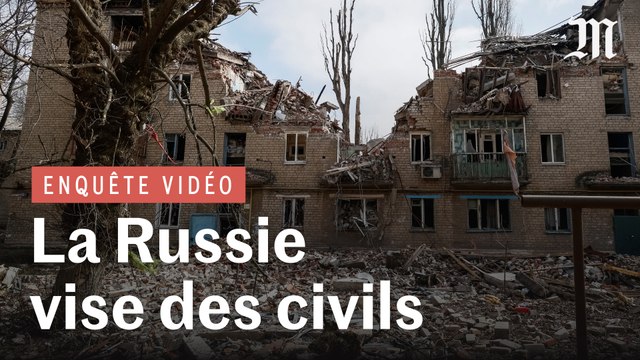 Enquête vidéo : comment la Russie bombarde les bâtiments civils d’Avdiïvka