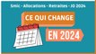 Ce qui change en 2024