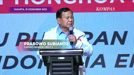 Pidato Prabowo di Silaturahmi Aliansi Tionghoa Indonesia di Jakarta