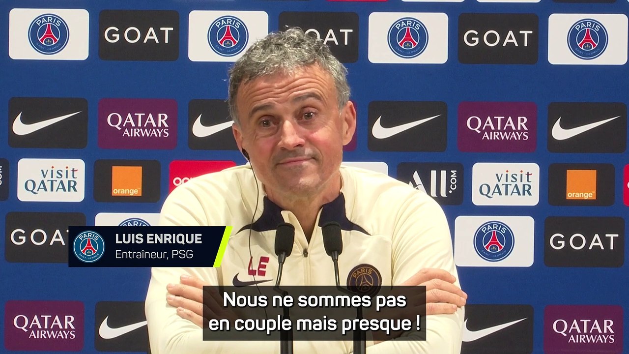 Luis Enrique : "Avec Mbappé, nous avons une relation parfaite"