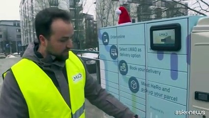 Ad Helsinki i regali li porta il robot: autonomo e green