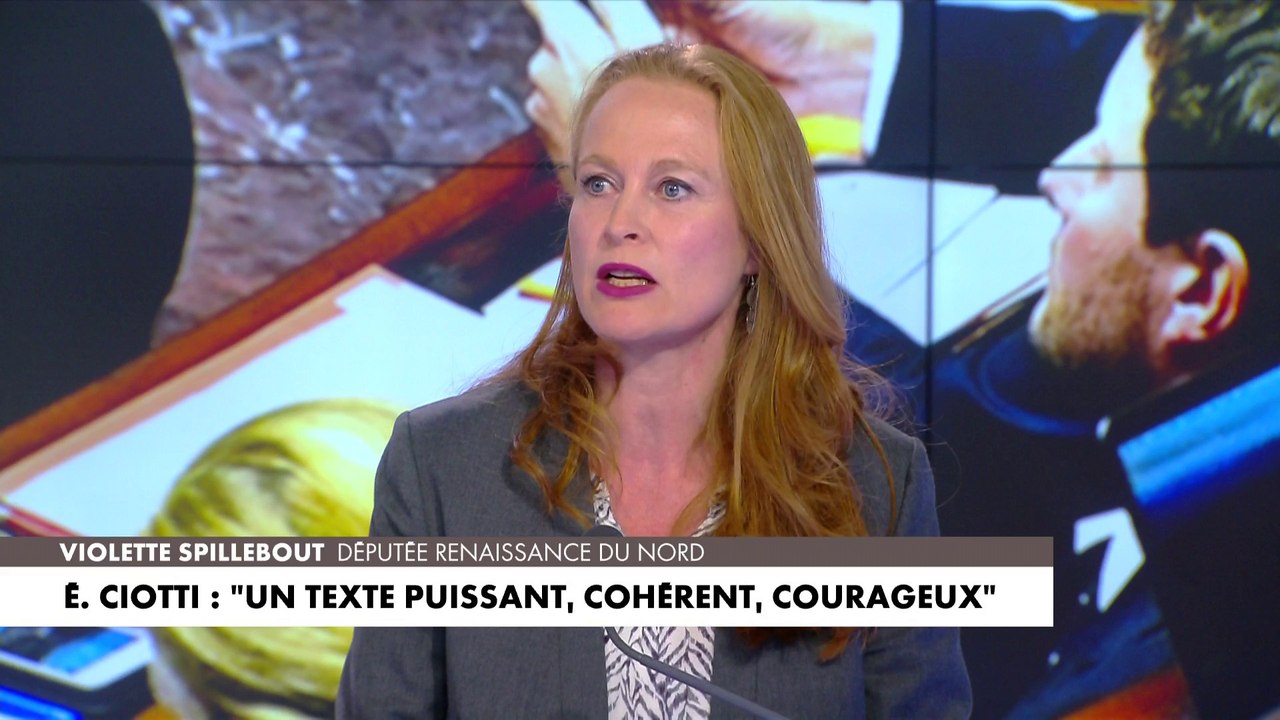 Violette Spillebout : «Ce compromis, ça veut dire qu'on a su faire des renoncements avec humilité. Il y a certains sujets sur lesquels c'est un peu difficile et je sais qu'il y a des collègues qui vont avoir du mal à voter pour cette loi ce soir»