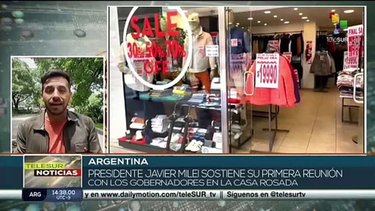 Presidente de Argentina se reúne con gobernadores provinciales