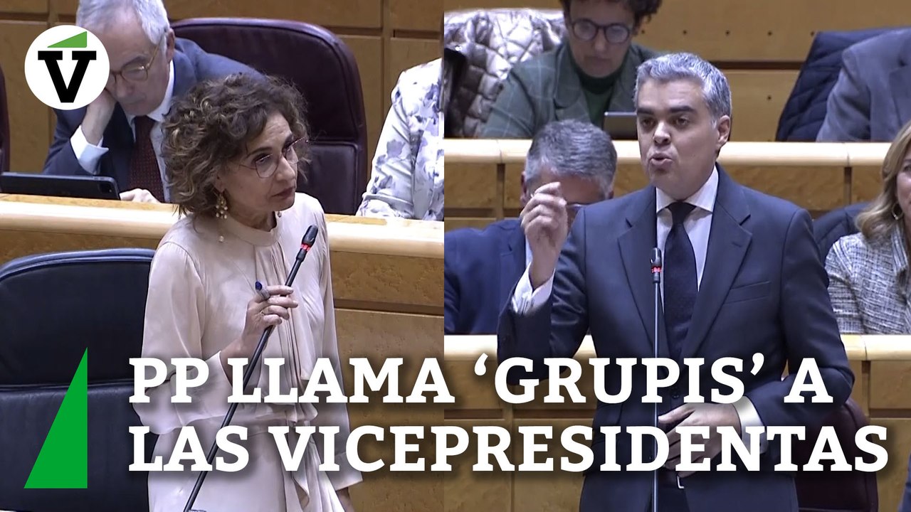 El PP acusa a las vicepresidentas de 'grupis' y Montero replica: "¿Es porque somos mujeres?"