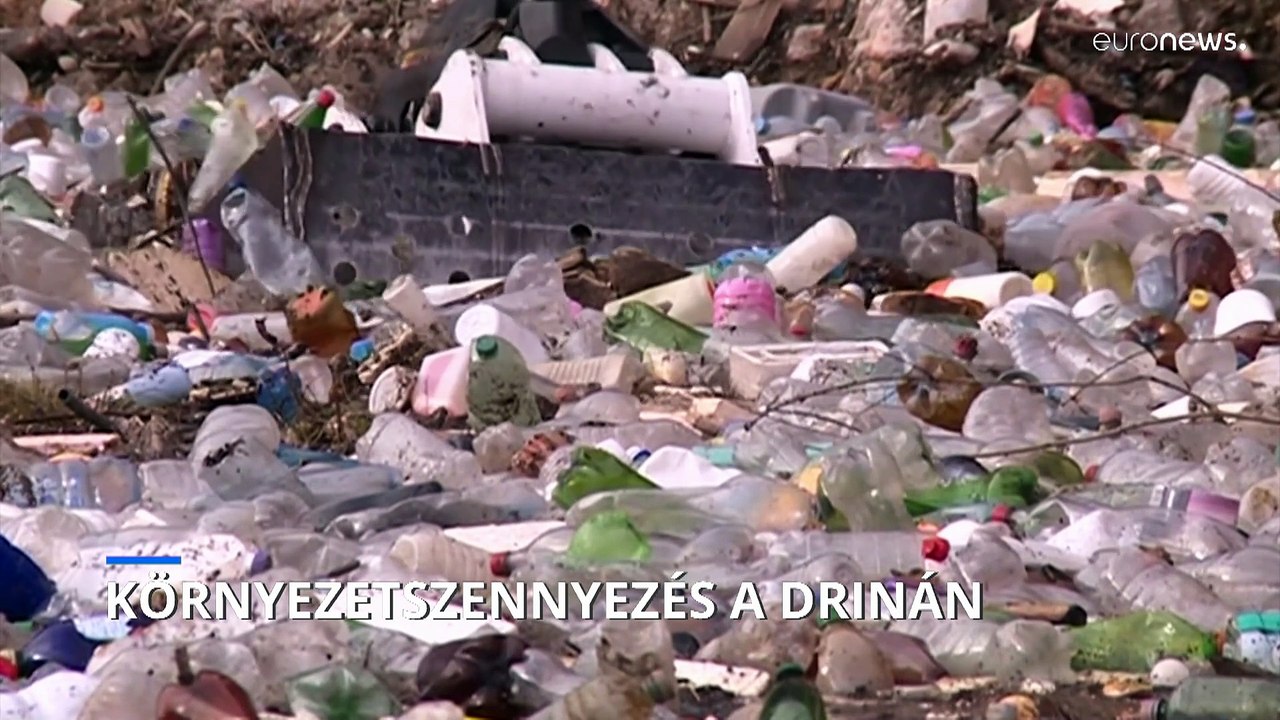 Regionális szemétlerakóvá változott a boszniai Drina folyó