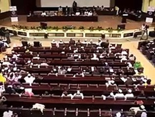 مندوب السنغال في اجتماع دول أفريقيا. لله درك من رجل،،!